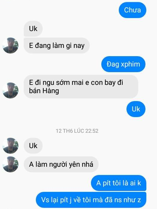 Màn tán gái hại não nhất Vịnh Bắc Bộ: Hằng ngày đều hỏi ăn cơm chưa, ngủ dậy chưa và... hết! Màn tán gái hại não nhất Vịnh Bắc Bộ: Hằng ngày đều hỏi ăn cơm chưa, ngủ dậy chưa và... hết!