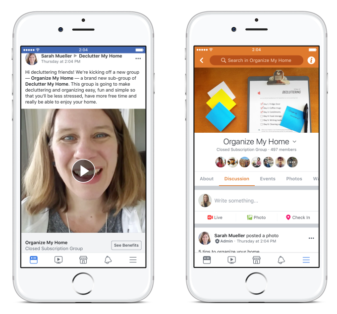 Người dùng Facebook sẽ phải trả tiền hàng tháng nếu muốn tham gia vào các group