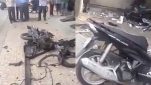 Nhân dạng 2 kẻ nghi ném chất nổ vào trụ sở CA phường ở Sài Gòn