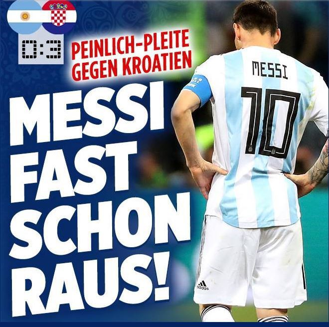 Xấu hổ, thảm họa, đau khổ, báo Argentina câm lặng vì Messi và đồng đội