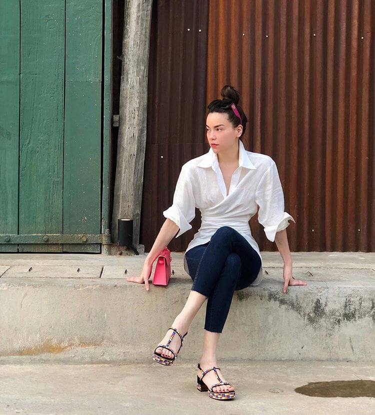 Sành điệu ra phố với loạt giày dép hot nhất mùa hè cùng Hồ Ngọc Hà