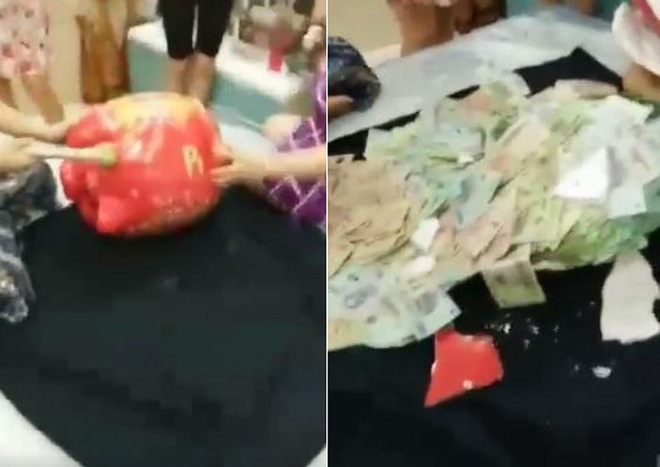 Hoàng hậu nương nương đập lợn đất nuôi hơn 10 năm làm quà cưới cho con, bao cô gái nhào vào hỏi: Nhà cô còn con trai không?