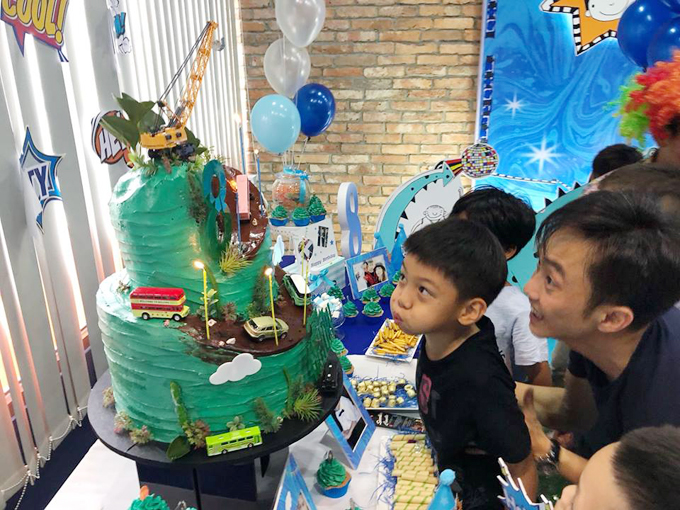 Hà Hồ, Cường Đô La cùng tổ chức sinh nhật cho con trai
