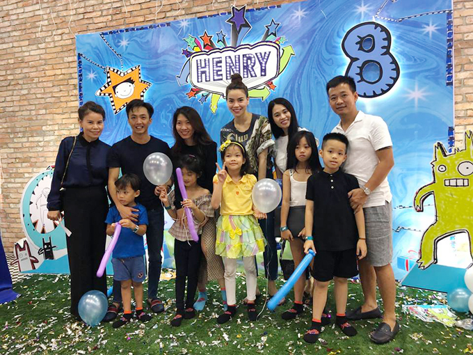 Hà Hồ, Cường Đô La cùng tổ chức sinh nhật cho con trai