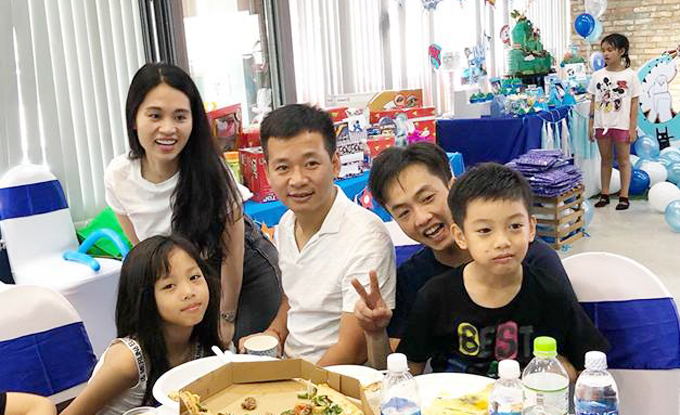 Hà Hồ, Cường Đô La cùng tổ chức sinh nhật cho con trai