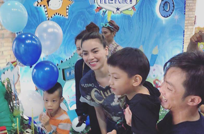 Hà Hồ, Cường Đô La cùng tổ chức sinh nhật cho con trai