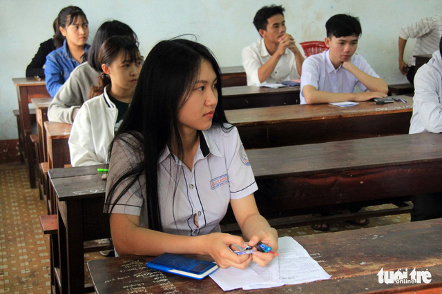 Đề toán THPT Quốc gia có 5 trang