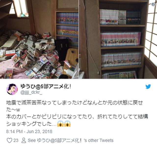 Động đất đổ nhà, người mẹ khám phá ra bí mật động trời trong phòng con trai