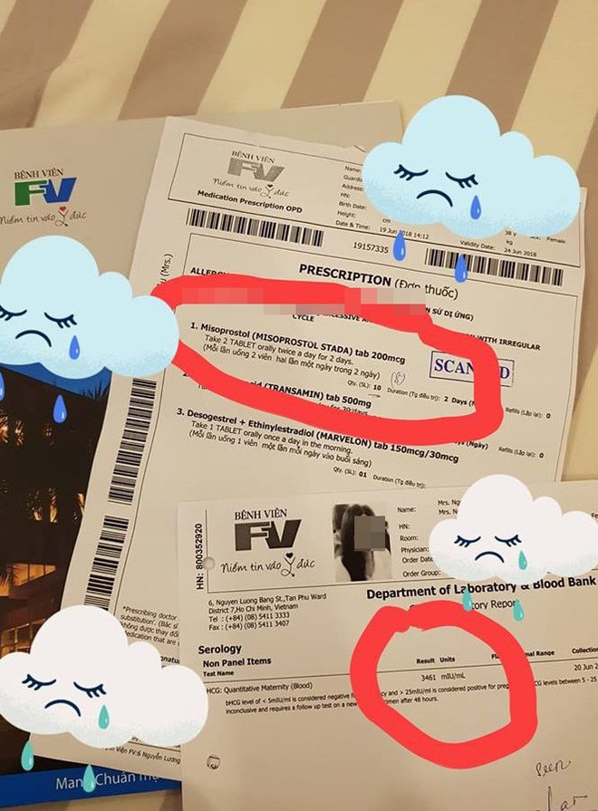 TP.HCM: Đến bệnh viện FV khám thai, người phụ nữ tố bị bác sĩ kê thuốc đẩy dịch ứ khiến mình băng huyết, mất con