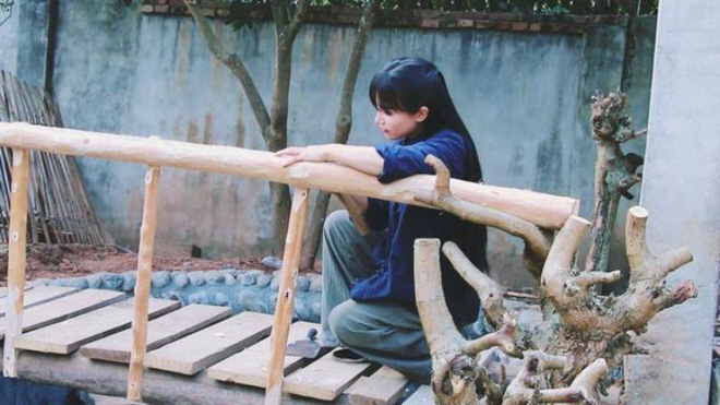 Cuộc sống đẹp như trong mơ với khu vườn không khác gì cổ tích của cô gái trẻ vừa xinh đẹp lại vô cùng đa tài