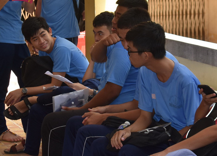 Thí sinh thoải mái bước vào thi toán THPT quốc gia 2018