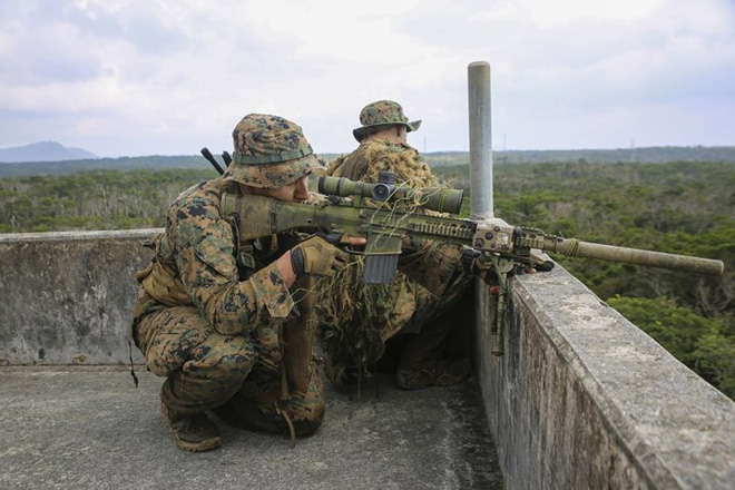 Kỹ năng ẩn nấp và tác xạ của sát thủ vô hình lính bắn tỉa Mỹ