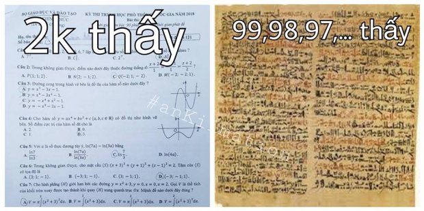 Xem đề thi Toán, thế hệ 9X vỡ òa trong hạnh phúc: Cảm ơn bố mẹ đã sinh con ra sớm!