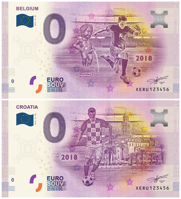 Bộ sưu tập tiền kỷ niệm World Cup 2018 các nước