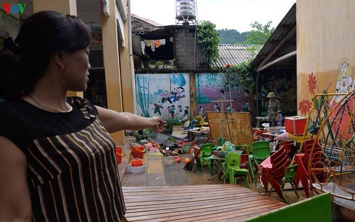 Chùm ảnh: Hà Giang còn ngổn ngang sau khi nước lũ rút