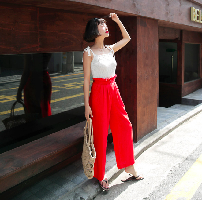 Chọn quần ống rộng theo từng dáng người hoá không hề khó như các nàng vẫn tưởng