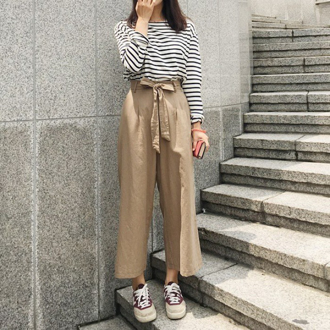 Chọn quần ống rộng theo từng dáng người hoá không hề khó như các nàng vẫn tưởng