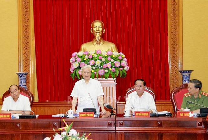 Tổng Bí thư chỉ đạo sắp xếp bộ máy, nhân sự công an