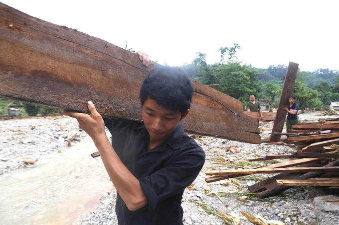 Khung cảnh tan hoang ở vùng rốn lũ Hà Giang