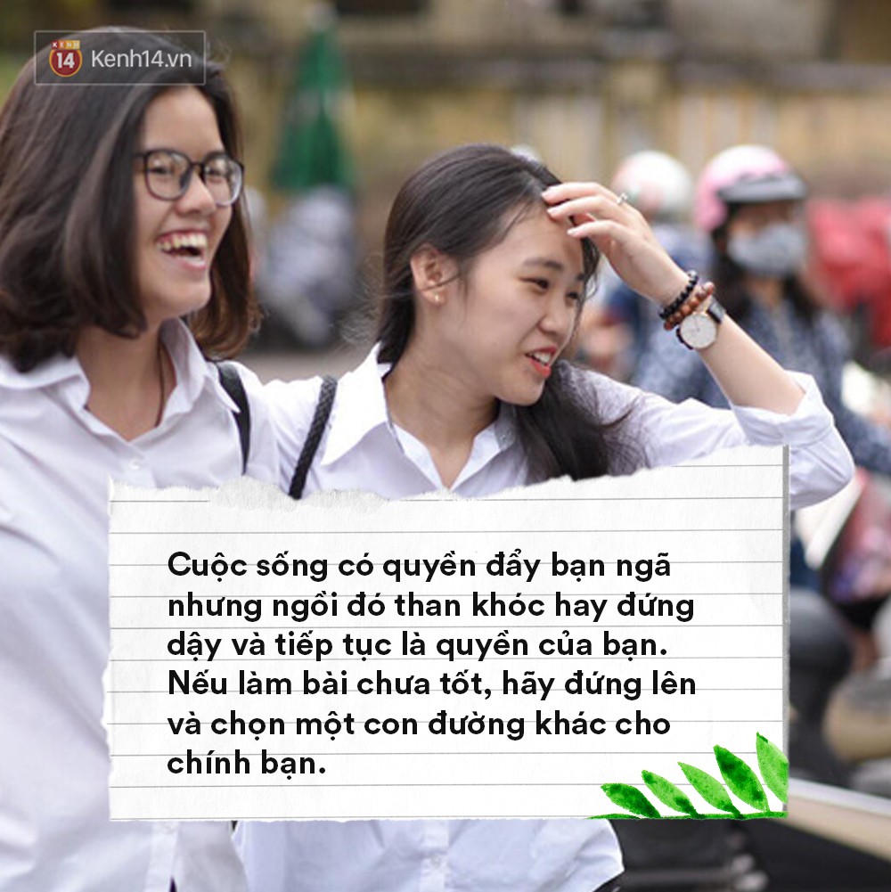 Sĩ tử ơi, khó cũng khó rồi, thi cũng thi rồi, xõa thôi! Đừng dằn vặt nữa, hãy yêu bản thân mình hơn nhé Sĩ tử ơi, khó cũng khó rồi, thi cũng thi rồi, xõa thôi! Đừng dằn vặt nữa, hãy yêu bản thân mình hơn nhé