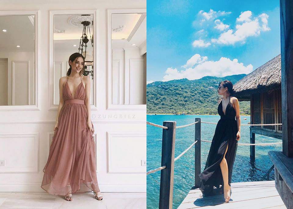 4 điều cần ghi nhớ khi chọn váy maxi đi biển cho nàng nấm lùn