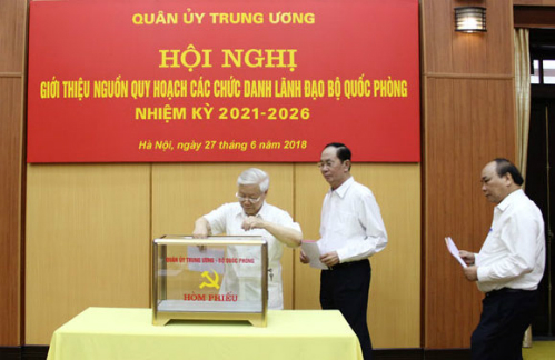 Quân uỷ Trung ương giới thiệu nguồn quy hoạch lãnh đạo Bộ Quốc phòng
