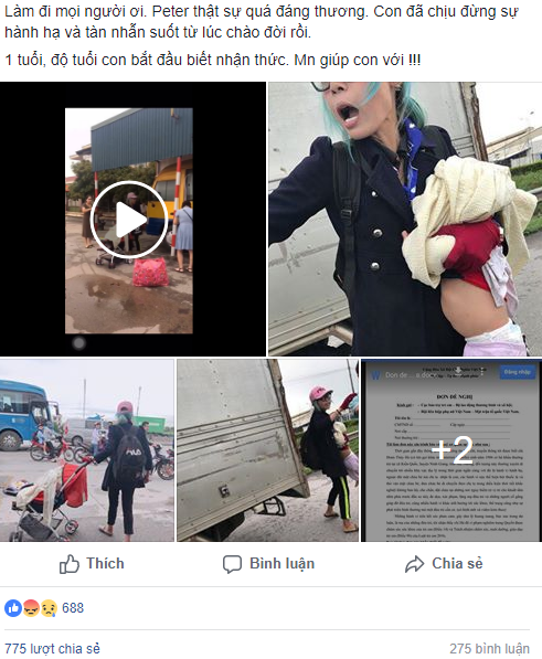 Hot girl Bella lại xuất hiện ở Thường Tín, tay xách cổ con, mắng người xung quanh chúng nó định cướp con tôi