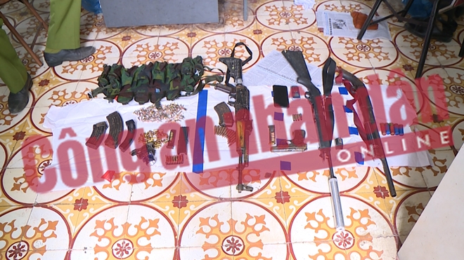 Hình ảnh từ hiện trường vụ đấu súng nghẹt thở với trùm ma túy ở Lóng Luông