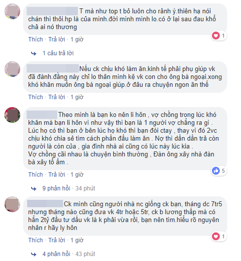 Vợ trẻ đòi ly hôn vì chồng làm ăn với bạn bị thua lỗ 2 tỷ, hội chị em mắng ngay thấy hoạn nạn bỏ rơi chồng là có thật Vợ trẻ đòi ly hôn vì chồng làm ăn với bạn bị thua lỗ 2 tỷ, hội chị em mắng ngay thấy hoạn nạn bỏ rơi chồng là có thật
