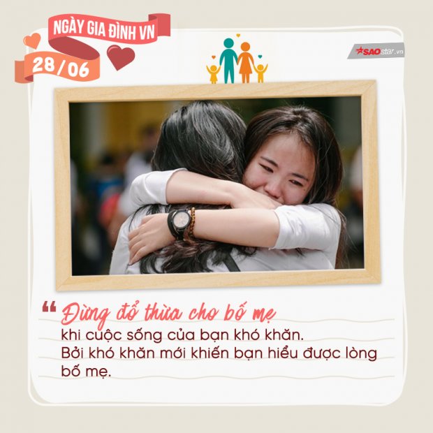 Ngày Gia đình Việt Nam: Dù cuộc đời có thế nào, cũng đừng đổ thừa cho bố mẹ