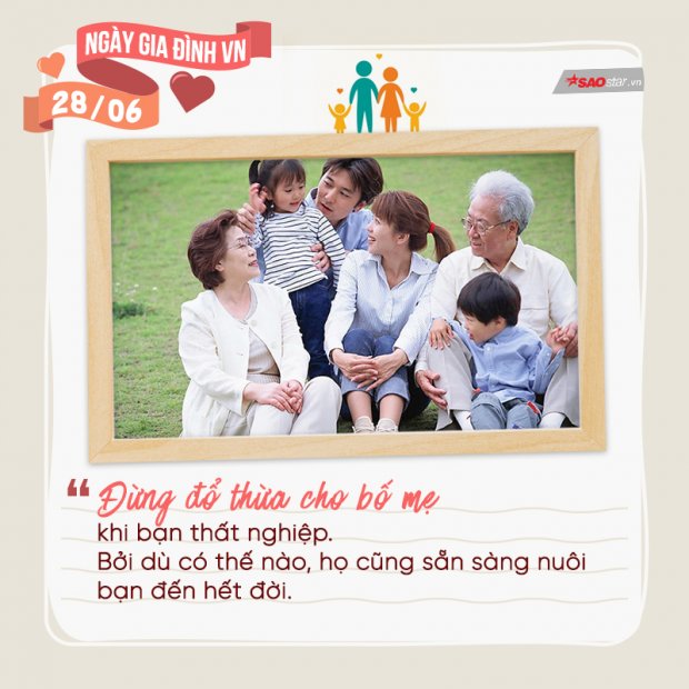 Ngày Gia đình Việt Nam: Dù cuộc đời có thế nào, cũng đừng đổ thừa cho bố mẹ