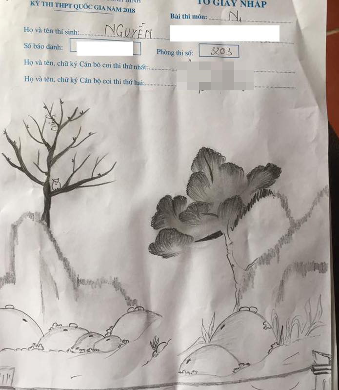 1.001 kiểu giết thời gian trên giấy nháp của sĩ tử mùa thi