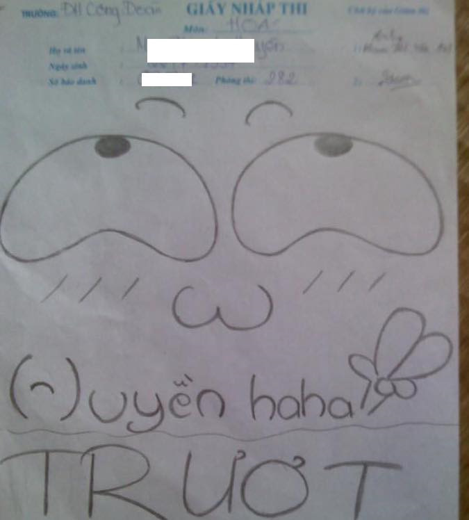 1.001 kiểu giết thời gian trên giấy nháp của sĩ tử mùa thi