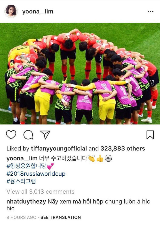 Park Shin Hye, Jung Hae In, Yoona cùng loạt sao Hàn đình đám phát khóc trước chiến thắng kỳ tích của Hàn Quốc