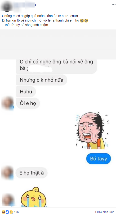 Thánh nhọ nhất tháng 6: Đi bar quen được cô em xinh xắn, về nhà tán tỉnh hóa ra là chị họ