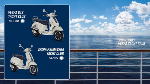Vespa Primavera Yacht Club và Notte bản đặc biệt ra mắt: Khẳng định đẳng cấp xe sang