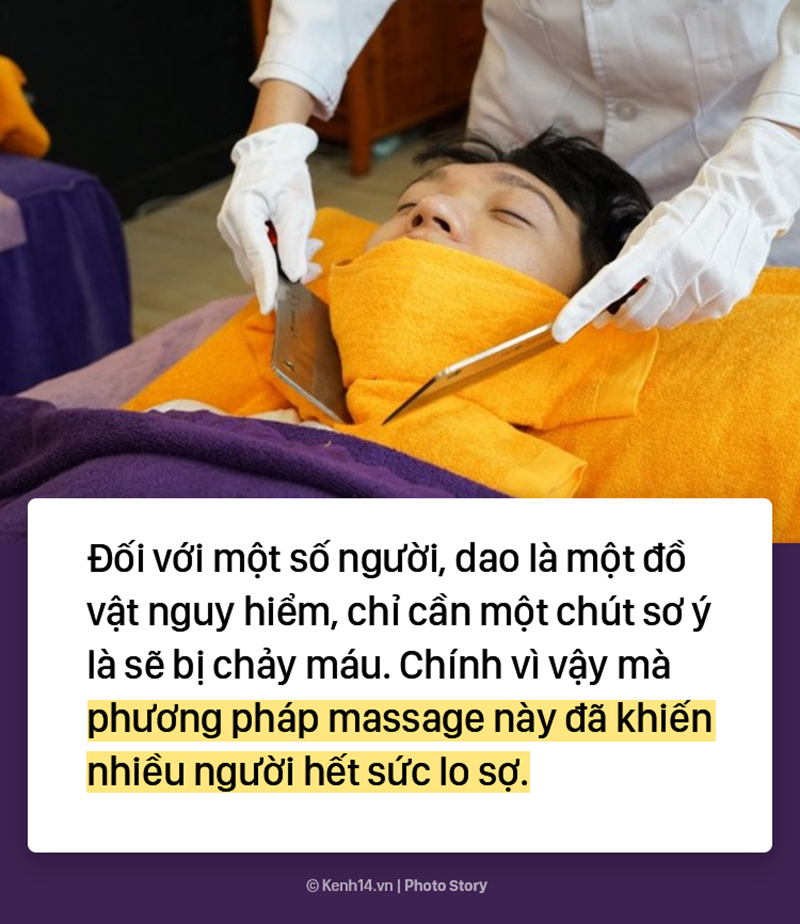 Đài Loan: Kinh dị với kiểu massage thư giãn bằng... dao băm thịt