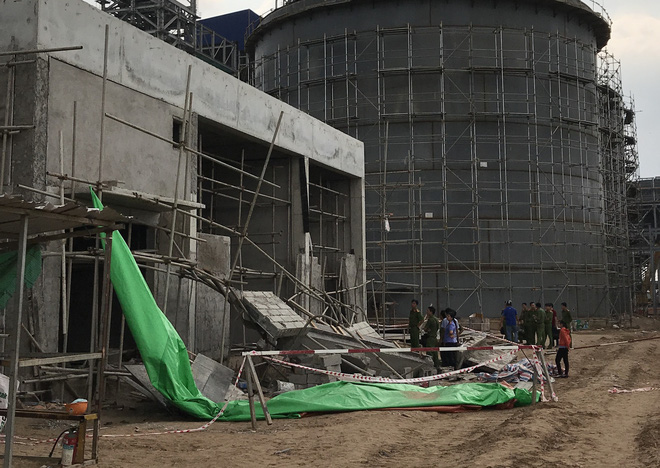 Điều tra vụ sập giàn giáo gây chết người tại công trình Nhà máy Nhiệt điện Sông Hậu 1