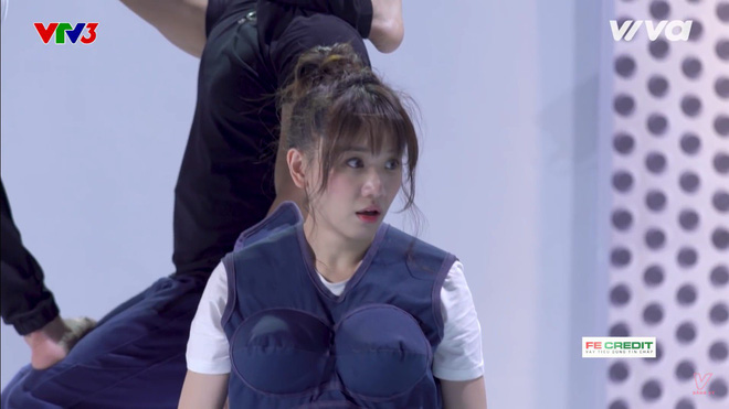 Khi đàn ông mang bầu tập 6: Hari Won ngã đau khi tập xiếc cùng Quốc Cơ - Quốc Nghiệp