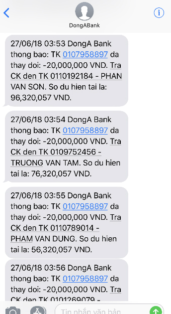 Thêm chủ thẻ DongA Bank bị mất 116 triệu đồng trong tài khoản