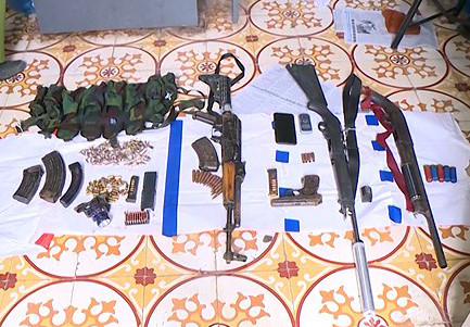 Nơi ẩn náu của ông trùm ma túy bị tiêu diệt ở Lóng Luông