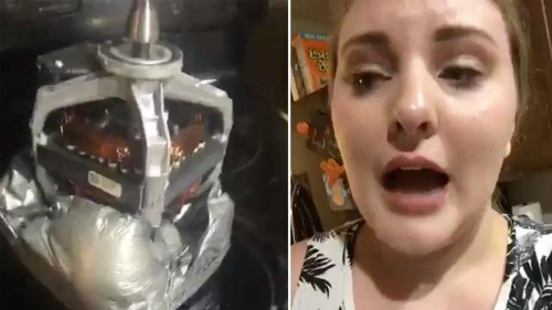 Bà nội trợ nổi tiếng vì tưởng nhầm cái mô tơ điện là quả bom