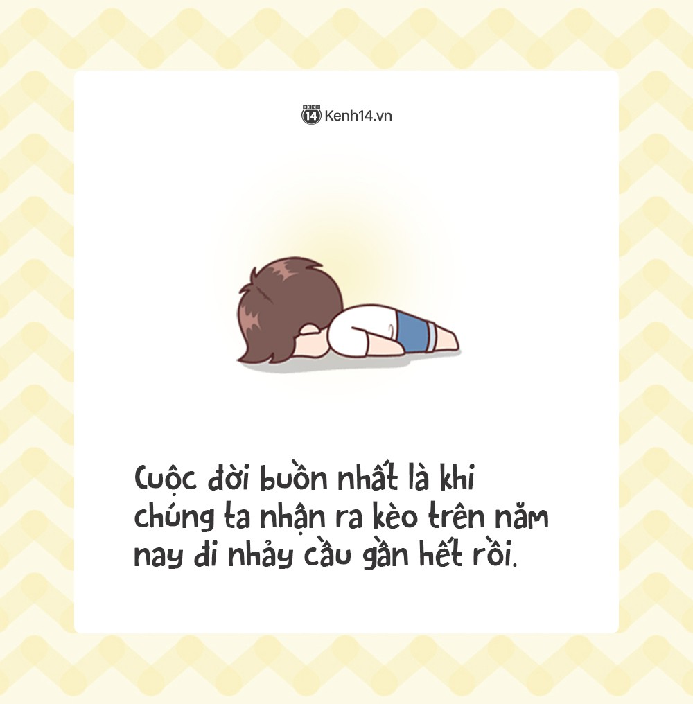 1001 đáp án khó đỡ cho câu hỏi: Cuộc đời buồn nhất là lúc....?