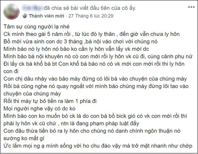 Ly thân 5 năm, chồng công khai qua lại và có con với bồ nhí nhưng nhất quyết không chịu ly hôn với vợ cũ