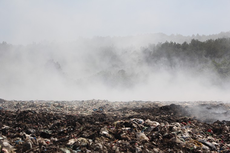 Vụ cháy bãi rác khiến 34 người nhập viện: Đám cháy đã được khống chế