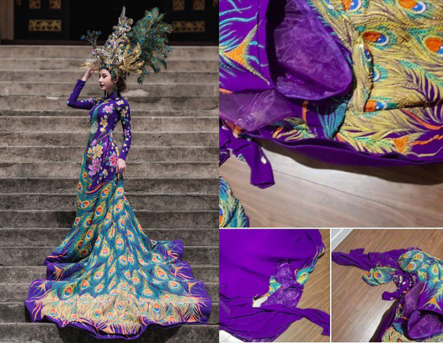 Quốc phục bị cắt nát, Chi Nguyễn vẫn xuất sắc đăng quang Miss Asia World 2018