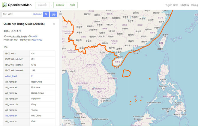 Facebook cung cấp bản đồ sai lệch về chủ quyền Hoàng Sa - Trường Sa