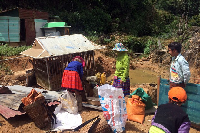 Sào huyệt của trùm ma túy ở Lóng Luông đã bị san phẳng Sào huyệt của trùm ma túy ở Lóng Luông đã bị san phẳng