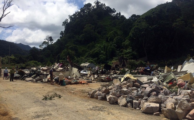 Sào huyệt của trùm ma túy ở Lóng Luông đã bị san phẳng