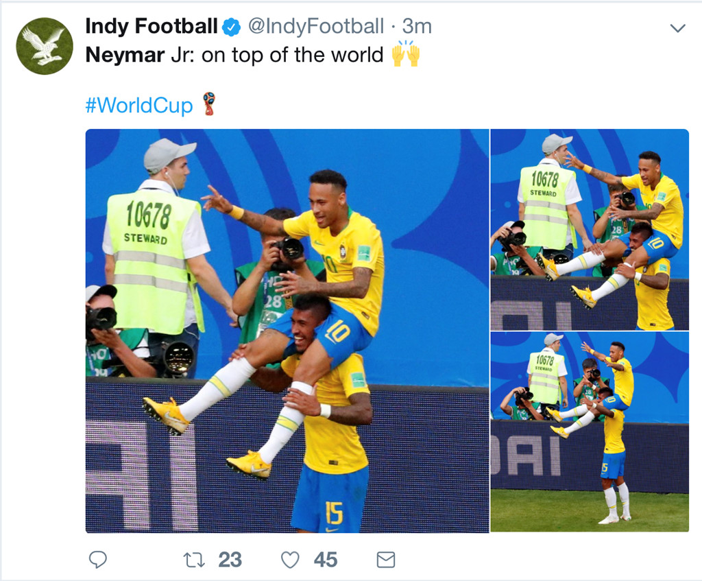 Số bàn thắng tại vòng knock-out của Neymar ăn đứt Messi và Ronaldo